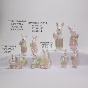 Casa de Cerámica con Forma de Huevo de Pascua, Portavelas, Linterna, Luz Nocturna, Ambiente Acogedor, Tamaño Personalizado de 6.6cm-17.5cm de Altura, Venta al por Mayor - Product Image 4