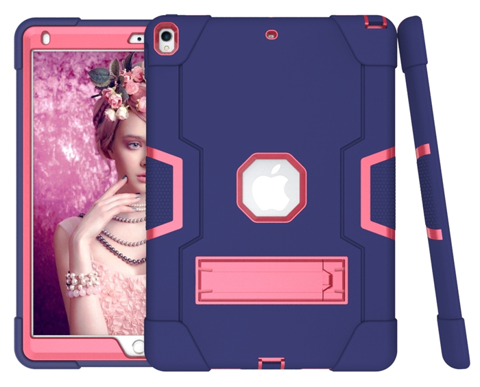 Navy Blue+Rose Red