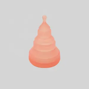 High Quality Pink Eco-friendly Women Medical Silicone Copa Hot Sell Organic Menstrual Cup Daily