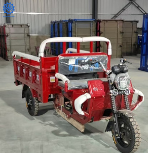 Tricycle cargo bleu à 3 roues avec benne hydraulique pour transport lourd - Product Image 4