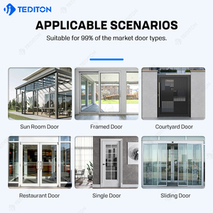 Cerradura Inteligente TEDITON Apple HomeKey con <span class=keywords><strong>C</strong></span>ámara de Visión de 80 Grados, Marco Estrecho de Aluminio, Mirilla Inteligente Tuya - Product Image 4