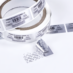 Etiquetas de Código de Barras Autoadhesivas Personalizadas, Impresión de Códigos <span class=keywords><strong>QR</strong></span> y Números de Serie, Etiquetas de Datos Variables, Resistentes al Agua, en Rollo - Product Image 1