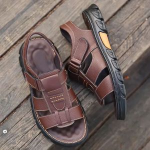 Nouvelles sandales pour hommes 2025 – Résistantes à l'usure, antidérapantes, imperméables, pour la plage, la conduite et le sport, grandes tailles - Product Image 3