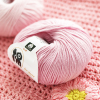 Prix de gros usine à tricoter à la main 100 bio bébé mercerisé peigné acheteurs de fil de coton au crochet