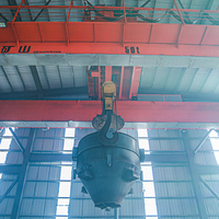 Grue à double poutre CE certifiée 25 tonnes KSQ pour fonderie