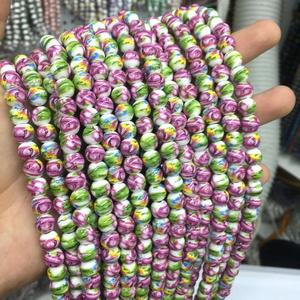 Groothandel Multicolor Keramiek Porselein Ronde Kralen Voor Armband Maken Losse Glas Keramiek Kralen Crystal Diy Kralen - Product Image 3