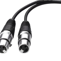 Câble séparateur XLR de type Y, 3 broches XLR femelle vers 2 XLR mâles