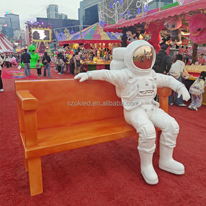 Esculturas de Resina Grandes para Exteriores, Estatuas de <span class=keywords><strong>Entrada</strong></span> de Jardín, Puerta, Zoológico, Parque, Arco, Decoración de <span class=keywords><strong>Entrada</strong></span> de Calavera de Halloween, Escultura de Resina - Product Image 5