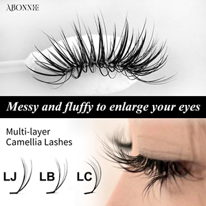 ขนตาปลอม Abonnie Speciality Lash Curls รุ่น lb <span class=keywords><strong>lj</strong></span> Curl Cashmere Matte Camellia สำหรับต่อขนตา - Product Image 3