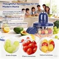 Automatische slimme fruitenschilmachine, mini elektrische knoflookpeller voor druiven, kerstomaatjes, abrikozen, essentieel voor thuiskeuken