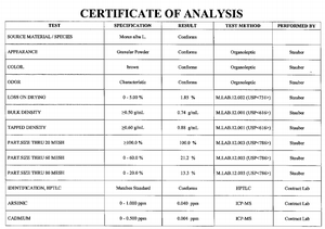 אבקת תמצית מורוס אלבה בתפזורת, רכיב עלי תות לבן, עשיר ב-DNJ לפורמולציות בריאות, תוקף קצר - Product Image 2