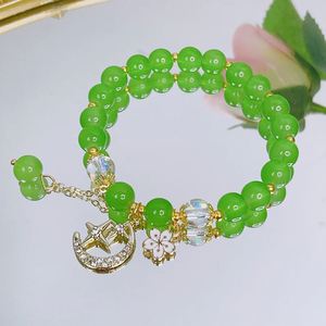 Wholesale Colorful Popping Crystal <b>Beads</b> <b>Bracelets</b> Kids Princess Cartoon Butterfly Moon Star Cute Charm <b>Bracelets</b> for Teen Girls - Product Image 1