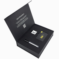 Boîte magnétique personnalisée pour emballage de boîte cadeau noire et boîte en papier de luxe haut de gamme