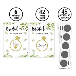 Kit de cartes de jeu pour enterrement de vie de jeune fille, idéal pour les activités de fête prénuptiale, décorations amusantes pour invités et demoiselles d'honneur, et cadeau amusant - Product Image 5