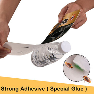 Piège à colle anti-cafards non toxique, adhésif puissant pour les cafards et les poissons argentés, lutte antiparasitaire intérieure pour la maison, la cuisine et l'usage commercial - Product Image 3