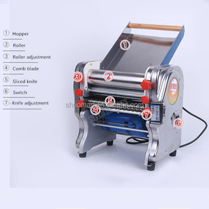 Mesin pembuat kulit pangsit <span class=keywords><strong>otomatis</strong></span>, tampilan modis Stainless Steel mesin pembuat tekan mie elektrik - Product Image 2