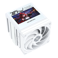 Refroidisseur de processeur FEZCOOL AV770 à 7 caloducs, double tour, silencieux, compatible avec toutes les plateformes, refroidisseur d'air avec écran LCD