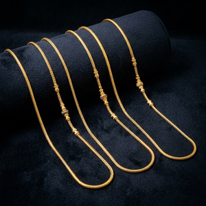 Wholesale 14K 18K 24K Micro Gold Plated CZ Stone Mopu Chain Necklaces, Fashion Jewelry, Brass Chain, 24K Gold CZ Stone Jewelry. - Product Image 2