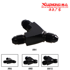 อะแดปเตอร์ตัวทีสายอลูมิเนียมน้ำมันรูปตัว Y AN4 AN8 AN6 AN10สีดำสำหรับดัดแปลงรถยนต์ - Product Image 5