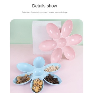 Nova flor criativa forma evitar alimentos roubar gato <span class=keywords><strong>pet</strong></span> tigela para vários gatos - Product Image 4