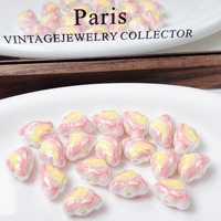 Perles en vrac 3D Nuage Peint à l'Huile Coloré en Relief, Vente Chaude, pour DIY Chaîne de Téléphone, Porte-clés, Accessoires de Sac, Vente en Gros