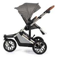 Nouveau design fabrication haute paysage bébé poussettes 3 grande roue poussette de jogging suspension pour la course
