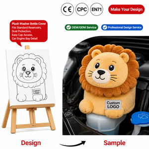 <span class=keywords><strong>Peluche</strong></span> Personalizzato, Portachiavi in <span class=keywords><strong>Peluche</strong></span> Personalizzato, Copri Bottiglia a Forma di Leone Cartone Animato, Adatto per Souvenir Personalizzati - Product Image 1