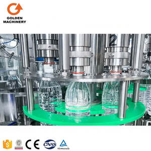 Machine automatique de lavage, de remplissage et de bouchage, 500 ml, 5 <span class=keywords><strong>litres</strong></span>, usine d'embouteillage d'eau minérale, écran tactile PLC, certification CE - Product Image 3