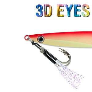 SNEDA Fast Sinking 40g-80g Metal Jig Lures Glow Night Fishing for Carp &amp; Mackerel/Seabass Long <strong>Cast</strong> Shore Fishing - Product Image 6