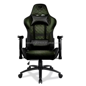 Silla de Oficina para Juegos Cougar de Cuero Camuflado con Respaldo Alto, Extensible, Plegable, con Cojines Anchos de Espuma Gruesa, Diseño Ergonómico para el Hogar - Product Image 3