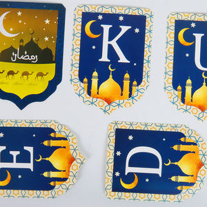 Striscione Eid Mubarak per Festa del Festival Islamico, Decorazioni per <span class=keywords><strong>Feste</strong></span> a Tema Ramadan - Product Image 3