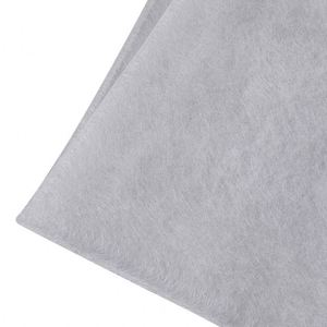 Tissu d'interlining <span class=keywords><strong>thermocollant</strong></span> non tissé 100% polyester 25 g/m² avec adhésif thermofusible blanc PA pour tissu textile - Product Image 3