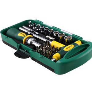 <span class=keywords><strong>Ratchet</strong></span> Ổ cắm cờ lê cờ lê sửa chữa tự động công cụ thiết lập <span class=keywords><strong>29pcs</strong></span> CR-V Vật liệu OEM chấp nhận VDE cách điện 4-13mm ổ cắm - Product Image 1