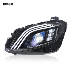 อะไหล่ไฟหน้ารถ Jushun W213 LED Maybach 3บาร์สำหรับ Mercedes Benz E Class 2016 2020 - Product Image 2