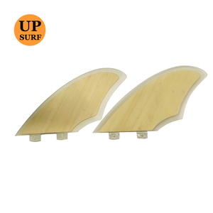 Aletas de Quilla <span class=keywords><strong>para</strong></span> <span class=keywords><strong>SUP</strong></span>, con Doble/Simple Tab, de Chapa de Bambú - Product Image 1