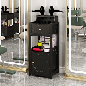 Mobile High Quality Salon <b>Trolley</b> Black Multifunctional Hair Salon Styling <b>Tool</b> Cart for Beauty Salon - Product Image 2