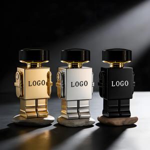 Nuevo Diseño 2026, Botella de <span class=keywords><strong>Perfume</strong></span> Estilo Cyberpunk, Botella de Vidrio Vacía con Forma de <span class=keywords><strong>Robot</strong></span>, Caja Personalizable / Logotipo / Color Disponible, 30 ml - Product Image 2