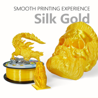 HELLO3D Factory Outlet Filament d'impression 3D 1,75 mm PLA Soie 100% Matière Vierge 330 m de Longueur Certifié ROHS Multicolores FDM