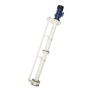 Bomba Química Sumergible de Eje Largo de Plástico de Ingeniería, Descarga de 65 mm, 1 Impulsor Centrífugo, para Aplicaciones en Semiconductores - Product Image 1