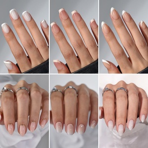 Kit de Fournitures pour Ongles en Gel Souple à Marque Privée avec Colle et Lime à Ongles – Vente en Gros de Faux Ongles Courts Faits Main à Coller - Product Image 3