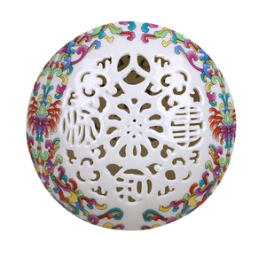 Jarrón de mesa de cerámica azul <span class=keywords><strong>y</strong></span> blanco chino pequeño, jarrón hueco de porcelana, jarrón hueco decorativo de escritorio Jingdezhen - Product Image 5