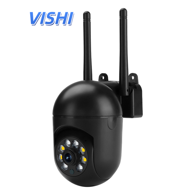 Wireless WiFi Night Vision Security Camera Memory Card Optical Zoom 360 Wide Angle HD Recording CMOS Imaging