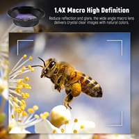 NEEWER 58mm 0.43X HD 2-en-1 Objectif Fisheye & Macro Grand Angle 18mm Longueur Focale Verre pour Canon pour Nikon Fujiflim