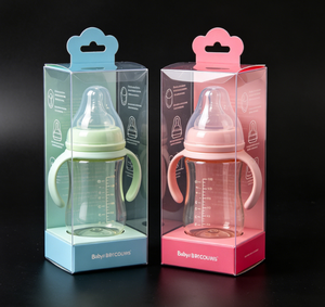 Custom <b>Clear</b> PVC <b>Box</b> Transparent Plastic Folding <b>Gift</b> <b>Box</b> Candy Toy Display Packaging <b>Box</b> - Product Image 1