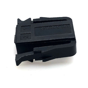 Volkswagen Sensor Wiring <b>Harness</b> Connector 2-Pin <b>Black</b> Plastic Male And Female Car Use 191972702 - Product Image 3