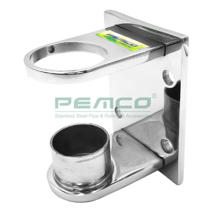 Support moderne de poste à souder rond, en acier inoxydable, raccords de Support latéral de Balustrade en acier inoxydable - Product Image 4