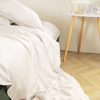 Ensemble de draps de lit en bambou écologique Queen Size soie de bambou literie de Noël soyeuse et respirante pour toutes les saisons Simple