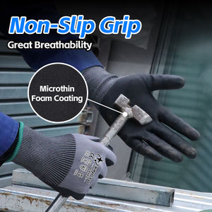 ADAMAS Handschuhe Schnitt beständige Level 5 Anti Cut Blumen handschuhe für die Arbeit Nitril Nitril schaum Anti Cut Resistance Arbeits sicherheits handschuhe - Product Image 4