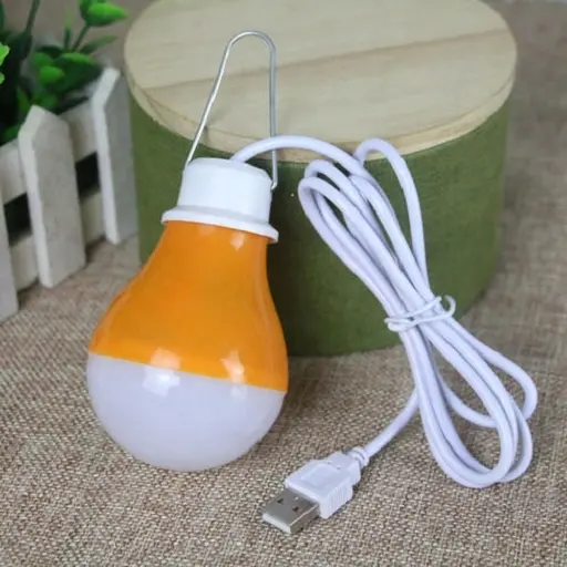 USB 전구 램프 5v 전구 색 휴대용 모바일 야외 에너지 절약 램프 3w5w7w9w12w 충전 usb 전구