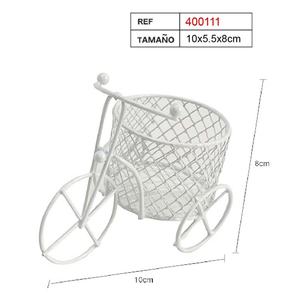 Chariot en métal décoratif 10x5.5x8cm pour fête - Product Image 3